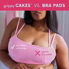 CAKE Body - VIRAL Non-Adhesive Nip Covers - NO GLUE OR ADHESIVE - 100% Silicone - Seamless Inserts For Workout & Swim - Rinse & Reuse - 焦糖 - 查看 5