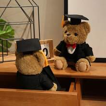 1 pieza Muñeco de peluche de oso doctor de dibujos animados lindo, muñeco de peluche para la temporada de graduación, oso de peluche con disfraz de doctor con lazo esponjoso y gracioso, recuerdo de graduación estudiantil, accesorio para fotos, decoración del hogar, regalo de cumpleaños para niños, regalo para novia, mejor amiga, Día de la Madre, Día del Niño - Multicolor - Ver 9
