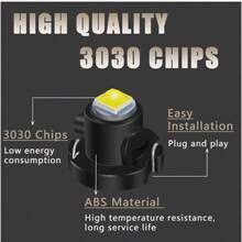 20x T3 Neo Wedge LED Bulbs White Car Dash Instrument Cluster Climate Lamps Light - A - View 4