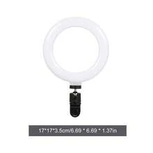 Video Conferencing Lighting Kit, Clip-On Ring Light For Laptop Monitor, 6-Inch Dimmable LED Light For Meetings, Remote Work, Calls, Live Streaming, Recording - one-size - View 4