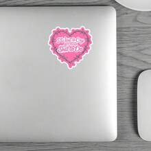 3In" I Want To Cry But I Have To Do Sarcastic Barbed Wire Heart Sticker, Relatable Stress Humor For Laptops, Notebooks, Tablets, Water Bottles, Lockers, Journals, Perfect For Students, Office Workers, Teachers, Creatives, Great Gift For Anyone Tackling Life With Sass And Grit - A - View 2