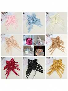 1/5pcs Purple Bow Cake Decorations, Suitable For Cakes, Cupcakes, Baby Shower Parties, Birthdays, Weddings, Valentine's Day, Christmas, Graduation - View 7