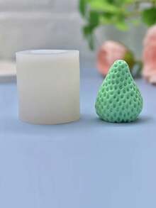 Khuôn silicon hình quả dâu tây 3D mới, khuôn silicon thủ công tự làm. - A-trắng - Xem 3