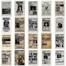 54 piezas de pegatinas de estilo de periódico vintage de alta definición y resistentes al agua, adecuadas para la colección de fans, también se pueden usar para decorar cuadernos, diarios, equipaje, botellas de agua, computadoras, bicicletas y álbumes de recortes. Un regalo perfecto para fans y amantes de la papelería. - Multicolor - Ver 9