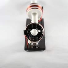 DC12V DIY High-Tech Gravity Ball Oscillator Model, Curved Ball Oscillator Home Decor, Science Gift, Curved Ball Oscillator, Curved Accelerator High-Tech Oscillator Creative Gift Home Decor, Gravity Principle Teaching, Semi-Circular Accelerator Model, Curved Ball Oscillator Model, Advanced Oscillator, DIY Science Gift - Black - View 7