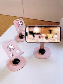 SANRIO Giá đỡ điện thoại để bàn Hello Kitty màu hồng, xoay 360° và có thể gập lại. - Nhiều màu - Xem 1
