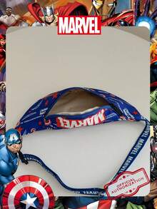 Marvel 1个漫威官方授权图案腰包，多功能斜挎包，男童休闲单肩包，轻便可调节肩带胸包，卡通零钱包，臀包，适合男孩、年轻粉丝、学生，完美适用于日常上学、户外玩耍、主题公园游玩、假日旅行、运动。 - 彩色 - 查看 6