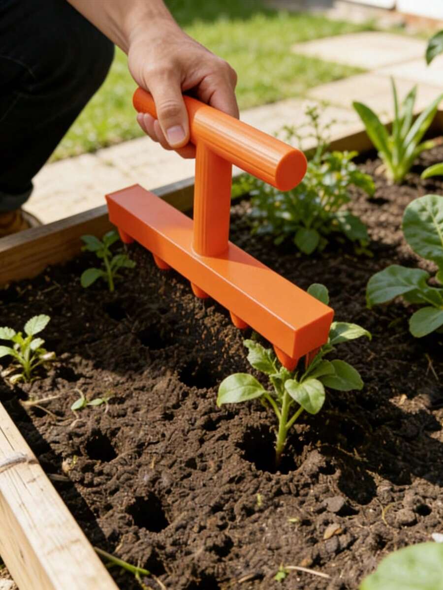 Dụng cụ đục lỗ gieo hạt giống làm vườn, dụng cụ đục lỗ gieo hạt rau và hoa tại nhà, dụng cụ gieo hạt cho vườn ban công, dụng cụ đục lỗ và trồng cây chính xác cho cây trồng trong chậu và vườn. - Nhiều màu - Xem 1