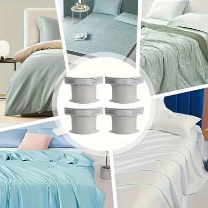 Dây buộc ga trải giường chống trượt dày dặn - Phù hợp với mọi kích cỡ giường, dễ dàng lắp đặt, giữ ga trải giường cố định, kẹp ga trải giường - Phụ kiện giường ngủ thời trang - Dây đai nệm bền chắc