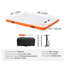 Inflatable Raft - 8x5ft - View 7