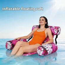 Foldable Inflatable Water Chair For Adults, Portable Design For Relaxing In Water, Adds Fun To Summer - A - View 8