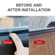 2 miếng gioăng cửa sổ hình chữ V dài 78,74 inch, gioăng cao su tự dính đa năng, thích hợp cho cửa sổ xe hơi, chống thấm nước, chống bụi và cách âm. - A - Xem 5