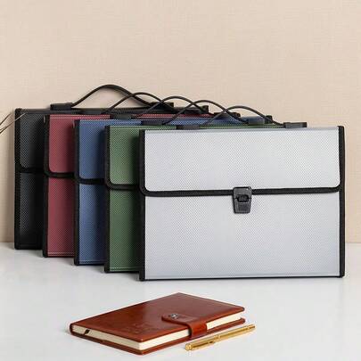 Túi vải bố đựng đàn organ dung tích lớn với 13 ngăn, dùng để đựng hợp đồng, bài kiểm tra và tài liệu học tập. Đây là một chiếc túi xách tay tiện dụng với các ngăn được phân loại theo chủ đề.