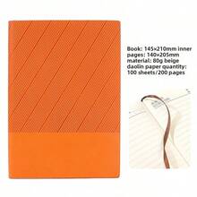 Cuaderno de Twill minimalista A5, libreta de notas práctica para oficina y negocios, suministro exclusivo en stock - Verde claro - Ver 6