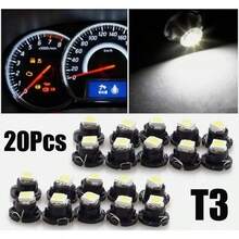 20x T3 Neo Wedge LED Bulbs White Car Dash Instrument Cluster Climate Lamps Light - A - View 12