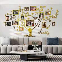 1 Set Life Tree Acrylic Collage Photo Frame Sticker! Self-Adhesive Design For Easy Installation, Magical Element Family Tree, Suitable For Home Decor In Living Room, Bedroom, Entryway, Sofa Background And Other Wall Spaces! - A - View 9