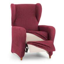 Kiva Universal And Versatile 1-Seater Relax Armchair Cover, Various Colors Available – Easy-To-Fit Protective Armchair Cover For Backrest, Seat And Arms - 波爾多托爾 - 查看 9