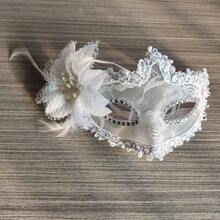 1/2/3件装黑色蕾丝半脸羽毛面具 - 女士万圣节派对及节日服装配饰，适合圣诞节及狂欢节庆祝活动，女王风格眼罩，适合正式场合及角色扮演 - 彩色 - 查看 14