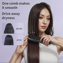 This Portable Wireless Hair Straightener Features A Fast And Constant Temperature Design To Prevent Burns. It Uses Negative Ion Technology To Protect Hair, Has A Smart Digital Display, Supports USB Charging, And Is Compact And Lightweight, Suitable For Home, Dorm, And Travel Use. It Makes An Ideal Gift For Women. - Multicolor - View 6