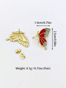 Bộ 4 đôi bông tai nữ hình giọt dầu, nhiều màu sắc khác nhau, bao gồm hình bướm, màu trắng, đen, đỏ, xanh lá cây, tím, hồng, chất liệu thép không gỉ, chống thấm nước và phai màu, thích hợp cho kỳ nghỉ biển, phụ kiện đồ bơi, khu nghỉ dưỡng biển, trang phục quyến rũ, phụ kiện váy cưới - Trang sức đa năng dùng cho bơi lội, tắm biển, tập thể dục, lý tưởng cho đeo hàng ngày, tiệc tùng, Ngày Valentine, Ngày của Mẹ, quà tặng Lễ Phục Sinh và những bất ngờ trong kỳ nghỉ. - Nhiều màu - Xem 6