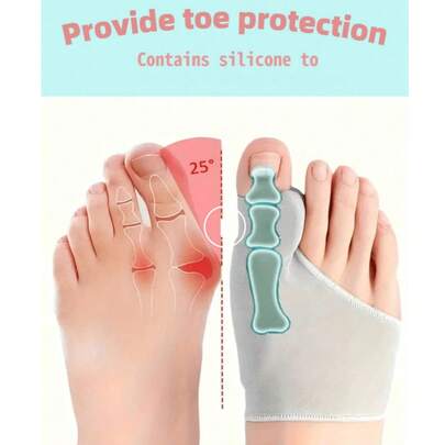 2pcs Unisex Toe Protector Sleeves With Gel Pads, Anti-Friction, High Elasticity, Breathable, Suitable For Day & Night, Soft Knitted Insoles, Foot Protection For High Heels And Boots Insulation, Galentines, Puppy, Carnival, Shoe, Spring Summer Picks, Brides Maid Gifts, Room, Bedroom Decor, Beach, Travel, For Men, For Women, Vacation, Women's Day, Travel Essentials, Wedding Favors, Y2k, Bedroom, Car Accessories Women, Kitchen Decor, Cute Stuff,Mother's Day Gift,Bedroom Decor,Garden,Kitchen Decor,Summer,Beach,Travel Essentials,Room Decor,Squishy,Graduation,Shoe Rack,Storage Saver,Outdoor,Garden,Travel Essential,Portable,Beach Essential,Graduation Season,Commencement,Graduation Ceremony,Graduation Gift,Graduation Present,Graduation Gift,Graduation Present,Congrats Grad,Congratulations Graduate,Valedictorian,Finish School,Graduation Party