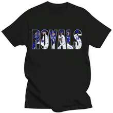 Adult C Omfort Colors Tee  Royals Baseball  Kansas City Shirt, Game Day Outfit, KC Gear, Blue, Gift, Short Sleeve TShirt, Silver Outline 2 - màu đen - Xem 1