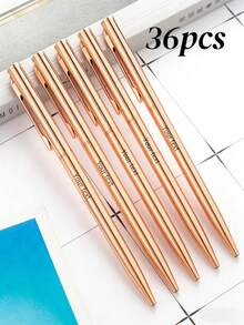 5/10/20/36/50/100pcs Customized Ballpoint Pen, Engraved Employee Appreciation Gift Set, Team Recognition Prizes - Multicolor - View 18