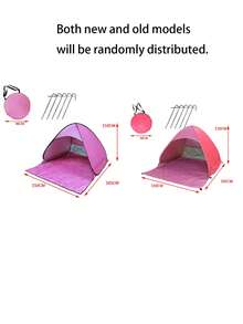 Our Lightweight And Portable Pop-Up Beach Tent Features UPF 50+ UV Protection! It Makes A Great Gift For Christmas, Halloween, Or Thanksgiving. - Multicolor - View 11
