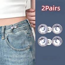 1/2/4 cái nút áo eo, kẹp khóa thắt lưng điều chỉnh không đường may, móc cài áo cardigan tháo rời tàng hình, phù hợp cho quần, váy, đầm mặc hàng ngày và làm quà tặng, phụ kiện trang phục, điều chỉnh eo, vừa vặn tùy chỉnh, giải pháp miếng dán mũi, kẹp nhẹ, thay thế thắt lưng, ý tưởng quà tặng, sử dụng hàng ngày - Nhiều màu - Xem 25