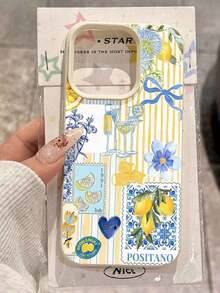 1-Lemons Floral Glasses Pasta Italy Blue Yellow Beautiful Design. This Stylish Phone Case Is Compatible With Phone17,16, 15, 14 Pro Max, 13, 12, 11, XR, And XS Plus Models. Made Of TPU Silicone, It Offers Shock And Drop Protection And A Superior Feel. It'S An Ideal Gift For Family, Friends, And Loved Ones, And A Perfect Choice,Fundas,Funda,Phone Case Phone 17,Phone 17 Pro Case,Case Phone 17 Pro,Fundas Para Phone,Funda De Phone,Quick Ship Items,Phone Case,Phone Case,Phone Cases,Phone 15 Case,Valentine'S Day,New Years,Valentines,White Phone Case,Gift,Stay On  With A Variety Of Styles To Make Your Phone The Center Of Attention - style1 - 查看 1