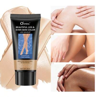Leg Makeup Waterproof No Transfer,Leg And Body Scar Cover Up,Tattoo Cover Up Makeup Waterproof,Long Last Body Foundation, Easy Application, Flawless-Looking Legs, Transfer-Proof