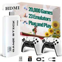 New 2026 Retro Game Console With 20000 Games 23 Emulators Plug And Play 4K Ultra HD HD Output Best Gift Protection Included - View 8