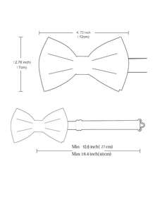 3pcs Solid Color Wedding Rose Boutonniere & Bow Tie Pocket Square Set, Suitable For Groom, Groomsmen, Wedding, Prom - 1 Boutonniere+1 Bow Tie+1 Pocket Square - View 5