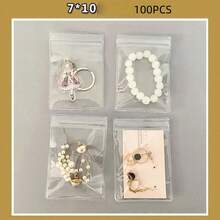 PVC Transparent Jewelry Storage Bag, High-Quality Thickened Self-Sealing Bag Suitable For Jewelry And Earrings, Anti-Oxidation - Multicolor - View 13