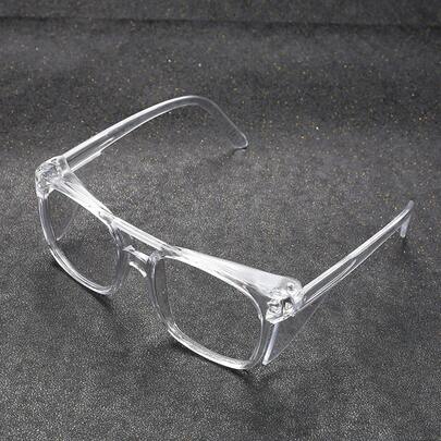 Factory Anti-Splash Glass Welding Goggles, Construction Site Dustproof And Anti-Splash Safety Glasses, Outdoor Anti-Sand Goggles, Protective Eyewear