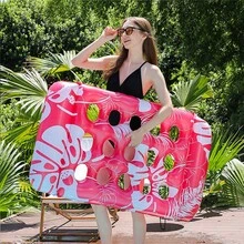 Giường phao bơm hơi PVC dày dặn dành cho một người, thích hợp cho các bữa tiệc bãi biển mùa hè, dùng cho hồ bơi giải trí. - Nhiều màu - Xem 5