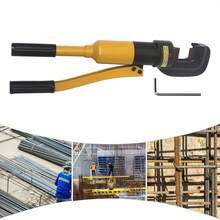 Hydraulischer Rebar Cutter 8T Schraubgewindestaal Werkzeug Kabelschere Groß Baustelle Rebar Schere 0.4-1.6cm Drahtseilschneider mit Tragbare Box Multitool Werkzeug SC-16 Cablecutter 42cm - Mehrfarbig - Übersicht 8