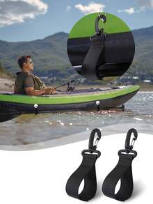 1pc Kayak Paddle Magic Strap Clip, Adjustable Paddle Board Clip, Inflatable Boat Surf Outdoor Water Sports Fastening Clip - Multicolor - View 4