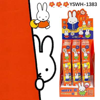 Hasbro Bút bi gel hình thỏ Kawaii, mực đen 0.5mm, văn phòng phẩm hoạt hình dễ thương dành cho học sinh.