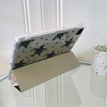 1 pieza Funda protectora de tableta de acrílico transparente con diseño de soporte plegable innovador para visualización en múltiples ángulos, resistente a arañazos y caídas, elegante y práctico, compatible con iPad Pro 2024/Air M3/A16 2187, para trabajo, viaje y ocio en el hogar - Multicolor - Ver 7