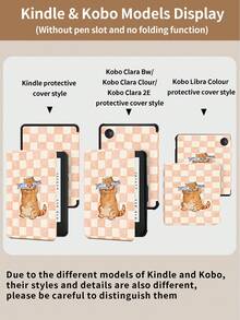 Kingsung 格子猫图案平板电脑保护套,兼容 iPad 9.7/10.2/10.5/10.9/12.9/Pro 11(第十代),兼容三星 Galaxy Tab S6 Lite 10.4 英寸,兼容 Kindle Paperwhite 第十二代(2024 年发布,第十一代于 2022 年发布),柔软防摔,支持智能待机/自动唤醒/睡眠功能。 - 彩色 - 查看 11