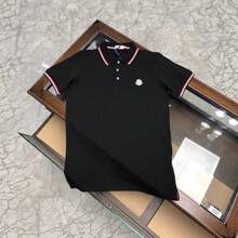Sommer Neue Herren Polo Shirt, Freizeit Kurzarm Polo Shirt - màu đen - Xem 1