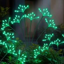 Outdoor Waterproof Solar Firecracker Lights, Solar Firework Lights, Weeping Willow Lights, LED Dandelion Starry Fairy Lights, Garden Atmosphere Decor, Suitable For Yard, Path, Patio, Flower Bed, Camping, Party Decoration - Multicolor - View 15