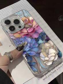 Faux Pearl Floral Painted Elegant New Feather Chiffon Minimalist Fashion Phone Case Compatible With IPhone 17/17 Pro Max, 15, 16/16 Pro, 15 Pro Max, P13, P14, P11 Soft Case, P12, XS, XR, 7/8, 7/8 Plus, A14, A15, S23 Ultra, A50, A12, A32, A52, A72, A51, A21S, A13, A14, S22 Ultra, S23, A33, A53, S20 FE,International Version, Not The Domestic Version - 型號2(1台) - 查看 4