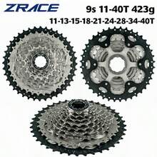 Cassette de bicicleta ZRACE de 8, 9, 10, 11 y 12 velocidades para bicicleta de montaña, piñón libre 11-42T / 11-46T / 11-50T/11-52T para ALIVIO / DEORE / SLX / XT - Plateado - Ver 13