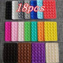 18pcs Multi-Functional Silicone Phone Suction Cups - Universal, Strong Adhesive, Easy To Detach And Reusable, Suitable For Tablet Protective Cases And Stands, Colorful Variety, Great Gift For Friends, Halloween Gift - Multicolor - View 5