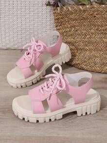 Women's New Casual, Elegant, Fashion, Suitable For Teenagers And Students Sandals - Baby Pink - View 3