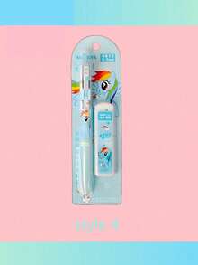 MY LITTLE PONY 1/4支装卡通自动铅笔套装（含笔芯）——可爱动漫自动铅笔及文具套装，采用萌趣动漫风格，包含按压式自动铅笔和备用笔芯，是学生或办公室的必备之选。除了作为文具，这些可爱的设计还可以作为家居装饰或派对用品的趣味点缀。 - A - 查看 12