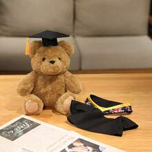 1 pieza Muñeco de peluche de oso doctor de dibujos animados lindo, muñeco de peluche para la temporada de graduación, oso de peluche con disfraz de doctor con lazo esponjoso y gracioso, recuerdo de graduación estudiantil, accesorio para fotos, decoración del hogar, regalo de cumpleaños para niños, regalo para novia, mejor amiga, Día de la Madre, Día del Niño - Multicolor - Ver 11
