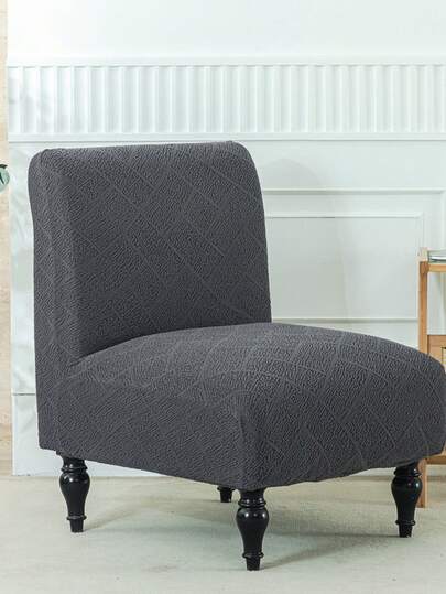 1 chiếc bọc ghế không tay vịn dày dặn, chất liệu jacquard, có thể tháo rời, co giãn, phù hợp cho ghế sofa có tựa lưng cao, ghế đôi, ghế bành.